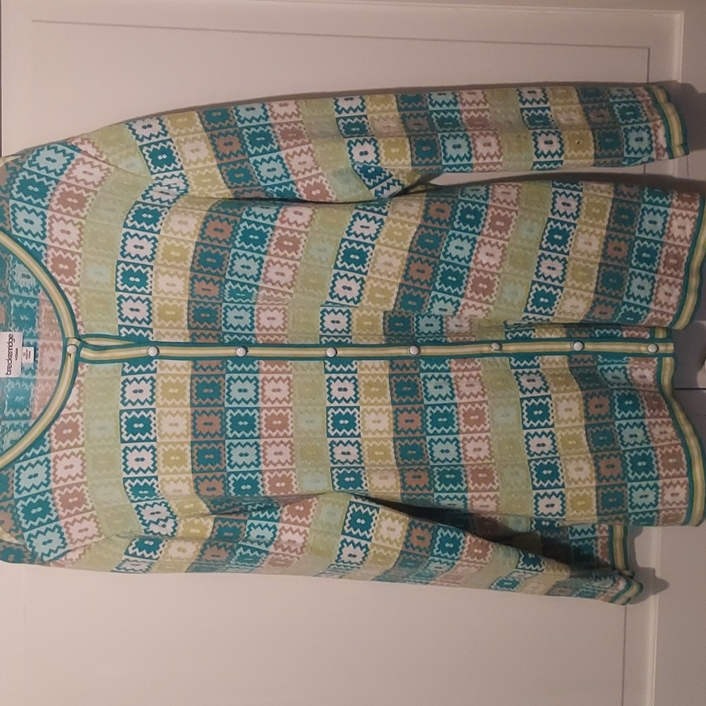 breckenridge Multi-Color Patterned Cardigan Jacket